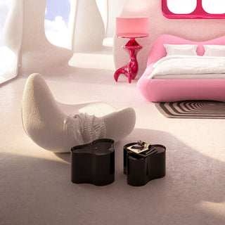 Armchair Glow Wave White 177cm KARE MIAMI