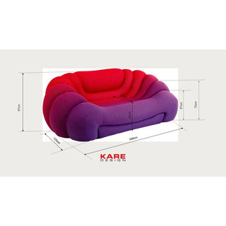 Sofa Dreamscape Sunrise 324cm KARE MIAMI