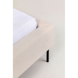 Bed East Side Beige 100x200cm KARE MIAMI