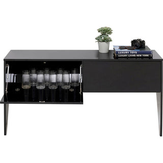 Console High Heel 140cm Black KARE MIAMI