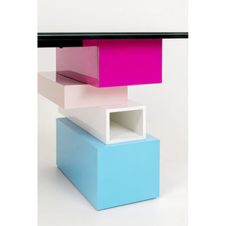 Desk Pixel with glass top200x90cm KARE MIAMI