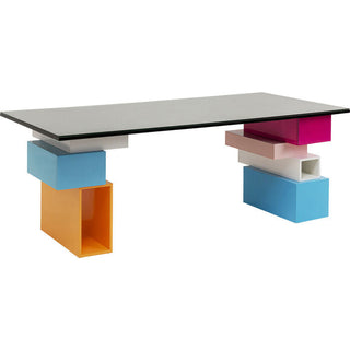 Desk Pixel with glass top200x90cm KARE MIAMI