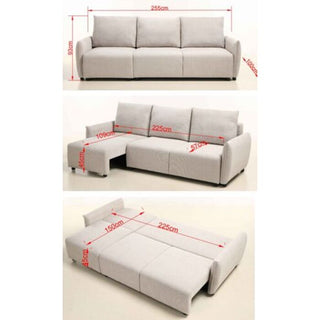 Sofa Bed Juliet 254cm KARE MIAMI