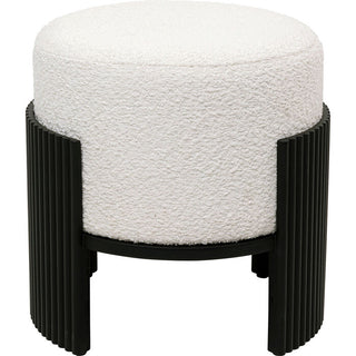 Stool Samu Black Ø43cm KARE MIAMI