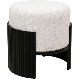 Stool Samu Black Ø43cm KARE MIAMI