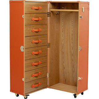 Wardrobe Trunk Monaco Orange KARE MIAMI