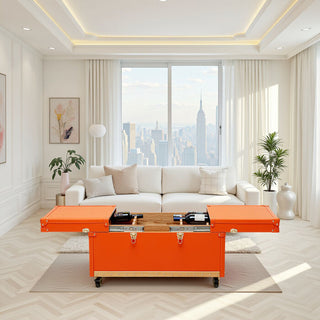 Coffee Table Bar Monaco Orange 89x50cm KARE MIAMI