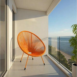 Armchair Acapulco Mono Orange KARE MIAMI
