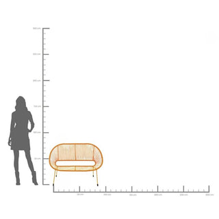 Bench Acapulco Mono Orange KARE MIAMI