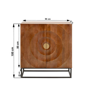 Dresser Madeira Bright 100x90cm KARE MIAMI