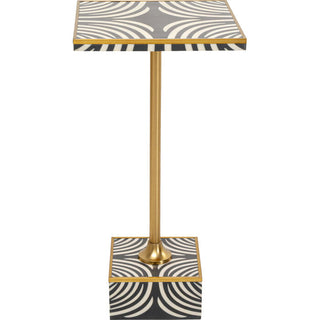 Side Table Zebra 25x25cm KARE MIAMI