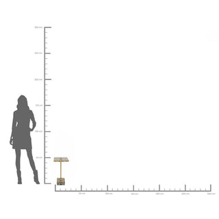 Side Table Zebra 25x25cm KARE MIAMI