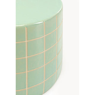 Side Table Bliss Tile Grün Ø42cm KARE MIAMI