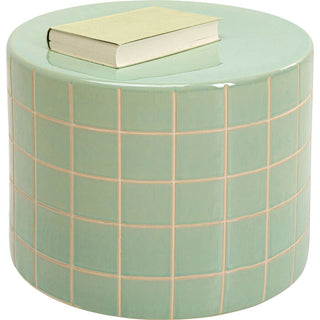 Side Table Bliss Tile Grün Ø42cm KARE MIAMI