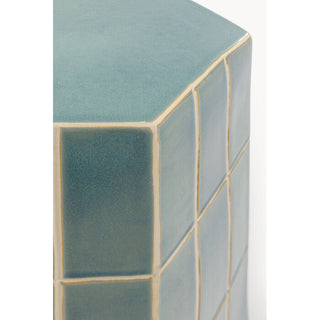 Side Table Bliss Tile Blue 41cm KARE MIAMI