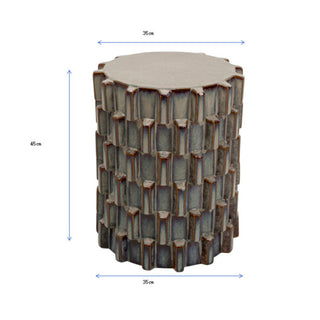 Side Table Arrivato Sting Blue Ø35cm KARE MIAMI