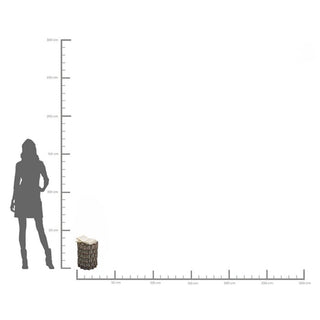 Side Table Arrivato Sting Blue Ø35cm KARE MIAMI