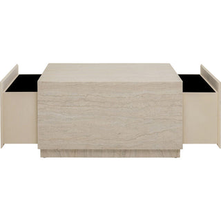 Coffee Table Travertino Trunk 80x60cm KARE MIAMI
