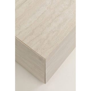Coffee Table Travertino Trunk 80x60cm KARE MIAMI