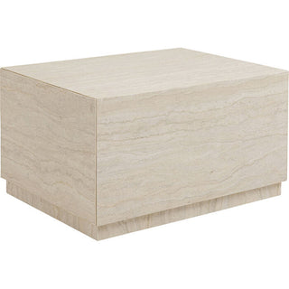 Coffee Table Travertino Trunk 80x60cm KARE MIAMI