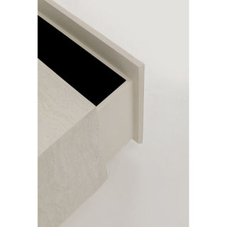 Side Table Travertino Drawer 45x45cm KARE MIAMI