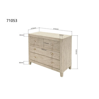 Dresser Travertino 91x74cm KARE MIAMI