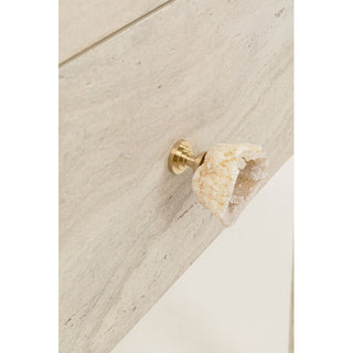 Console Travertino Drawers 100x77cm KARE MIAMI