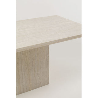 Table Travertino 160x90cm KARE MIAMI