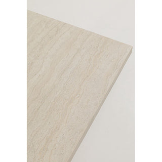 Coffee Table Travertino 100x100cm KARE MIAMI