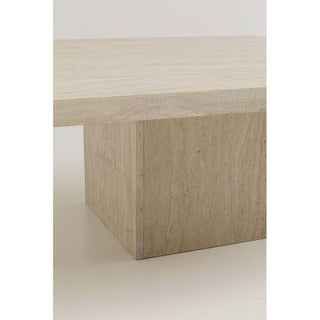 Coffee Table Travertino 100x100cm KARE MIAMI