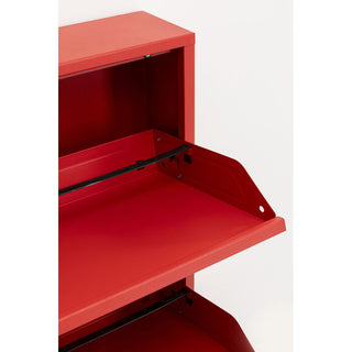 Shoe Container Caruso 3 Red (MO) KARE MIAMI