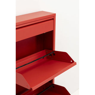 Shoe Container Caruso 3 Plus 1 Red (MO) KARE MIAMI