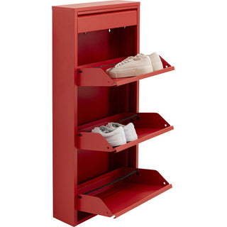 Shoe Container Caruso 3 Plus 1 Red (MO) KARE MIAMI