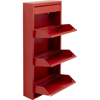Shoe Container Caruso 3 Plus 1 Red (MO) KARE MIAMI