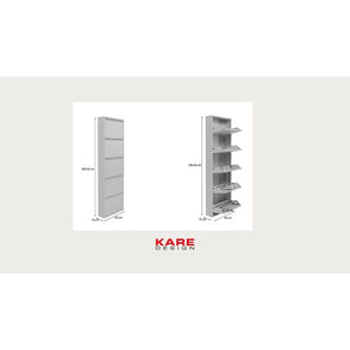 Shoe Container Caruso 5 Red (MO) KARE MIAMI