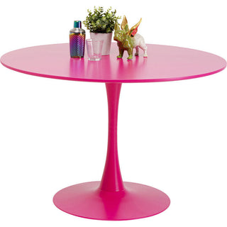Table Schickeria Pink Ø110cm KARE MIAMI