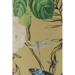 Stool Flower Fever Yellow Ø39cm KARE MIAMI