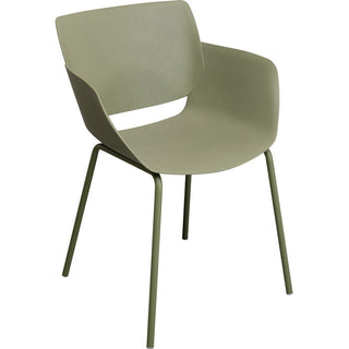 Chair with Armrest Madeira Green KARE MIAMI