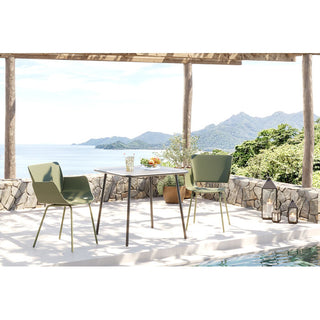 Chair with Armrest Madeira Green KARE MIAMI