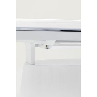 Extension Table Benvenuto White Matt 200(50)x110cm KARE MIAMI