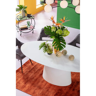 Extension Table Benvenuto White Matt 200(50)x110cm KARE MIAMI