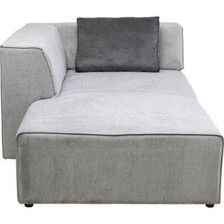 Infinity Ottomane Elements Grey Left - DEKOR