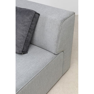 Infinity Ottomane Semi Elements Grey Left - DEKOR