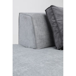 Infinity Ottomane Semi Elements Grey Left - DEKOR