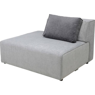 Infinity Ottomane Semi Elements Grey Left - DEKOR