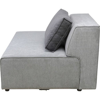 Infinity Ottomane Semi Elements Grey Left - DEKOR