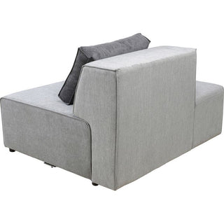 Infinity Ottomane Semi Elements Grey Left - DEKOR