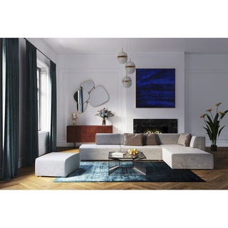 Infinity Ottomane Semi Elements Grey Left - DEKOR