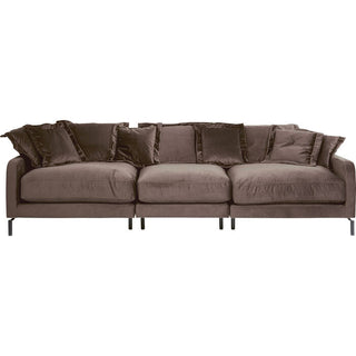Sofa Lullaby 3-Seater Taupe KARE MIAMI