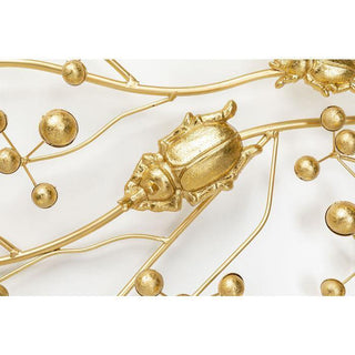 Coat Rack Beetle On Tree Gold - DEKOR